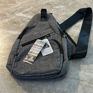 NWT Gray Sling Bag